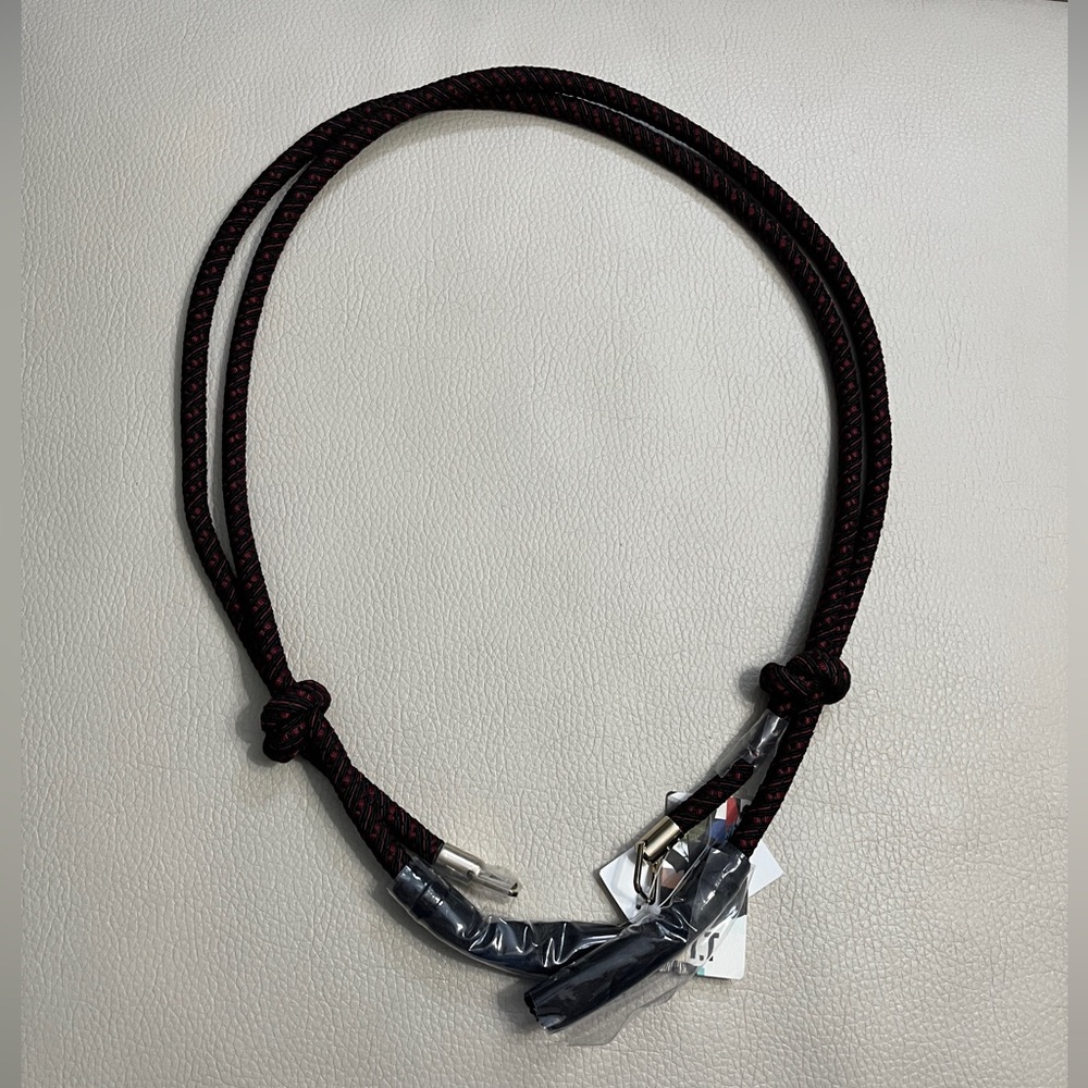 NWB - Valextra Iside Transformer Tassel Shoulder Strap - Made in France